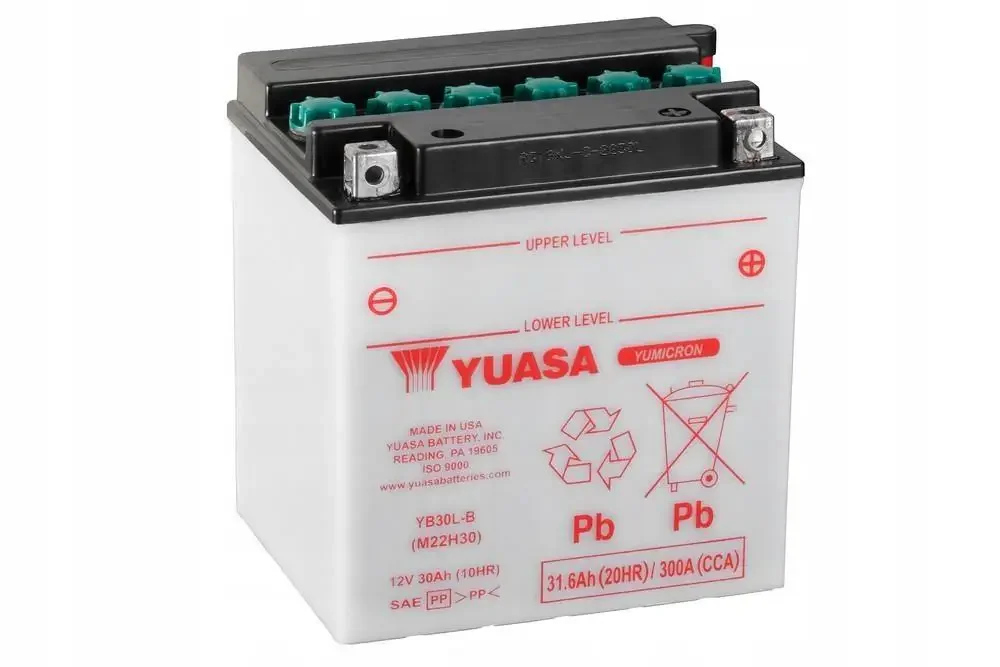 Akumulator30Ah/300A P+ YUASA YB30L-B Ostatnie sztuki