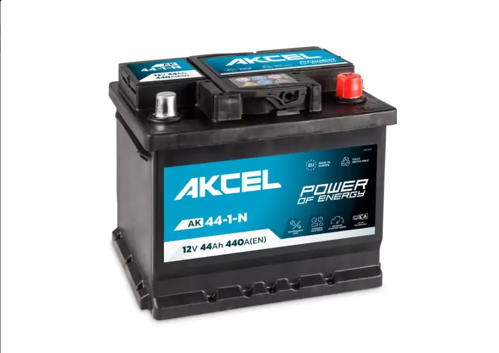 Akumulator44AH/440A P+ AKCEL Okazja