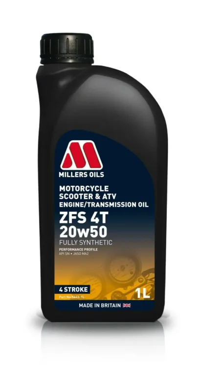 Wyjątkowa oferta Millers Oils Motorcycle ZFS 20w50 4T 1L