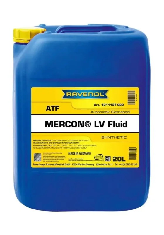 Promocja RAVENOL MERCON LV FLUID 20L