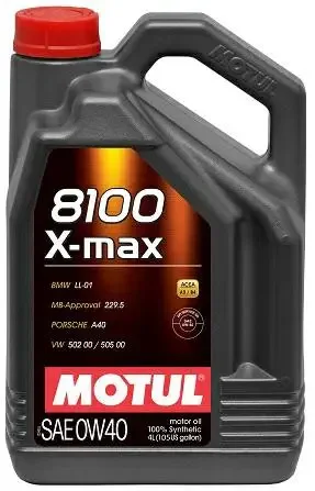 Motul 8100 X-MAX 0w40 4L A3/B4 SN/CF Bezpieczna płatność