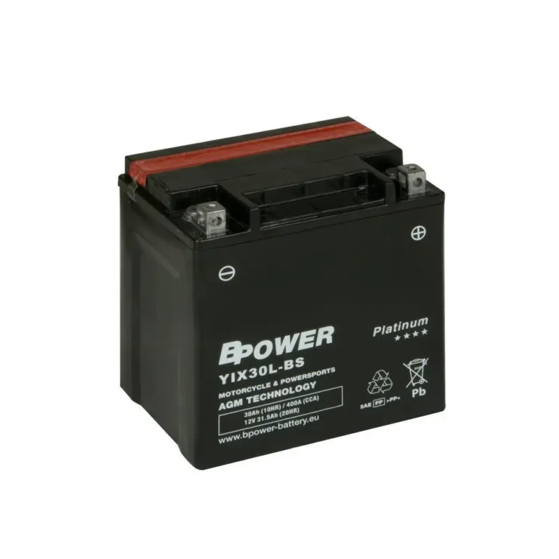 Akumulator30Ah/400A P+ BP YIX30L-BS Łatwy zwrot