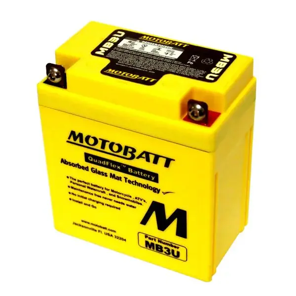 Popularny Akumulator 3,8Ah/50A MOTOBATT MB3U