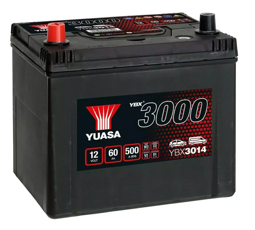 Wyprzedaż Akumulator60AH/500A L+ YUASA YBX3014
