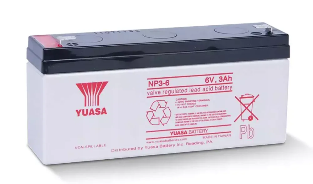 Akumulator 3,0Ah/6V YUASA NP3-6 Zniżka