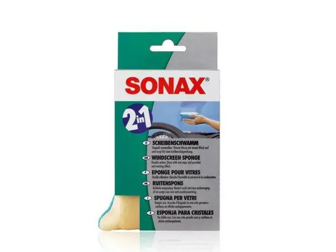 Oferta limitowana SONAX Gąbka do szyb 2w1