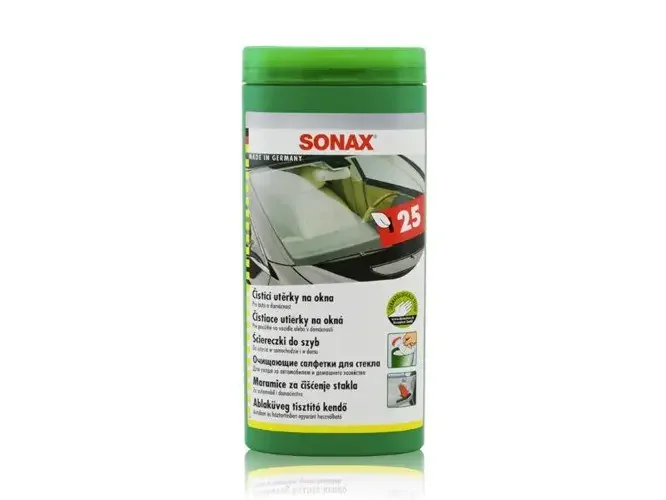SONAX Ściereczki do czyszczenia szyb Łatwy zwrot