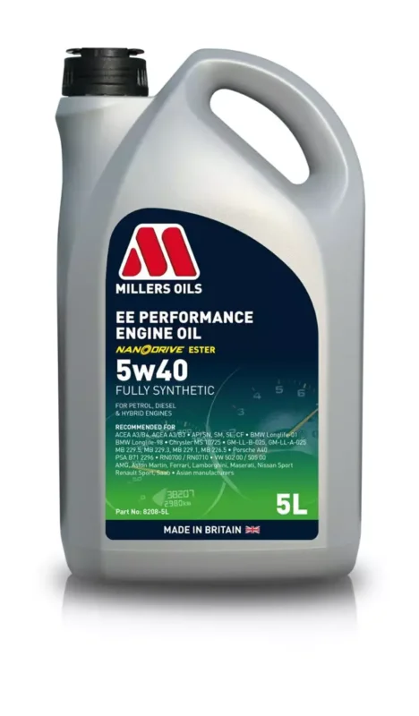 Millers Oils EE Performance 5w405L Hit sprzedaży