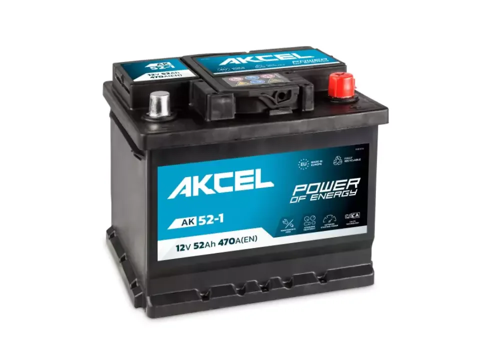 Akumulator52AH/470A P+ AKCEL L1A Oferta limitowana